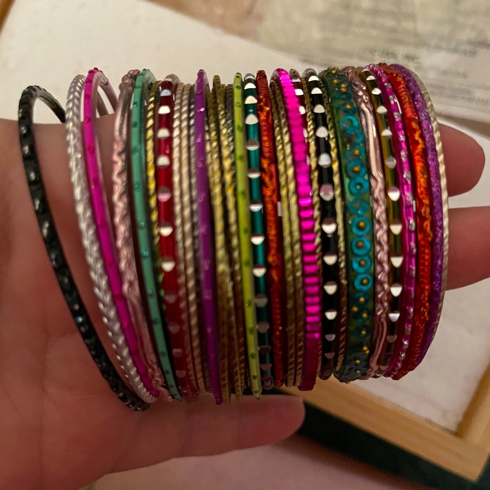 Beautiful Moroccan looking bangle bracelets